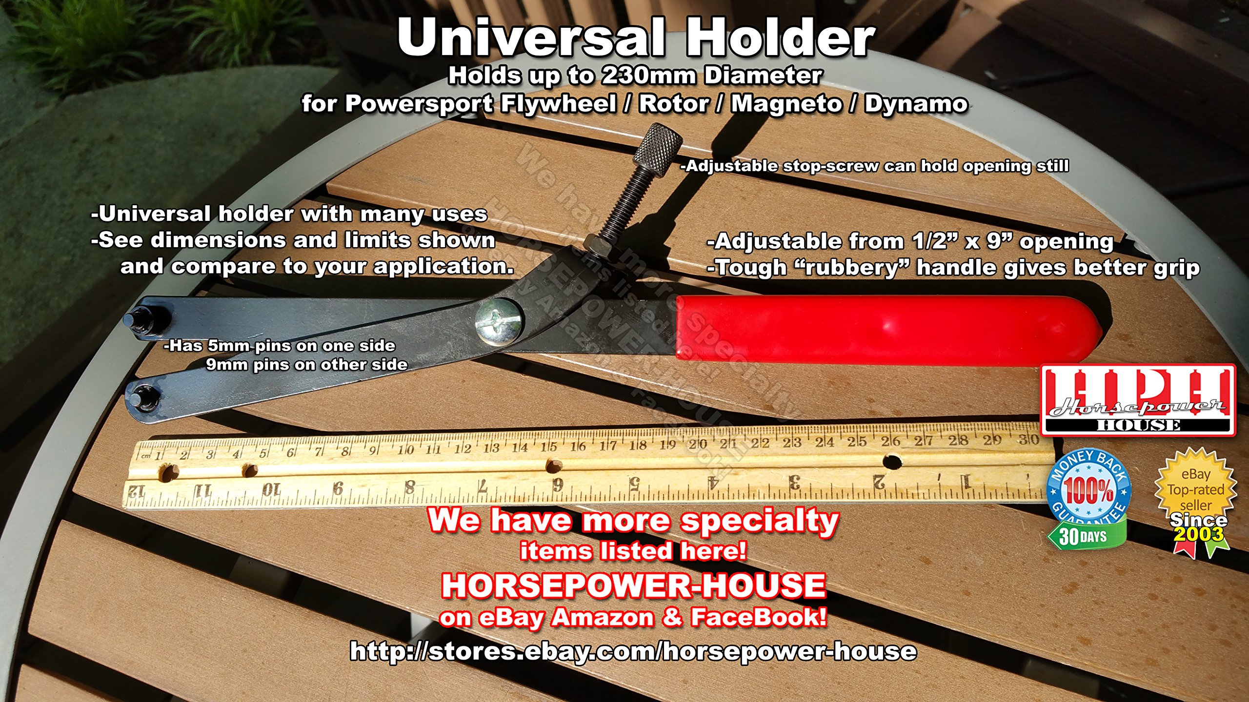 Universal Holder Tool to Help Remove Flywheel Rotor Magneto